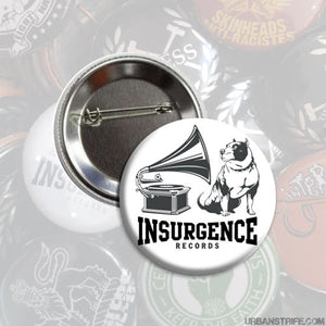 Insurgence - logo white 1" Pin