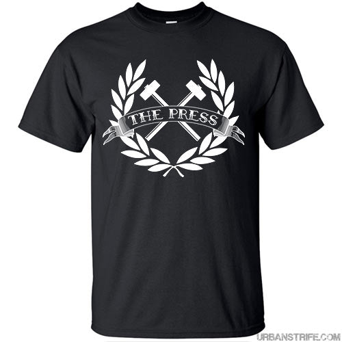 The Press Crossed Hammers Logo TShirt Urban Strife