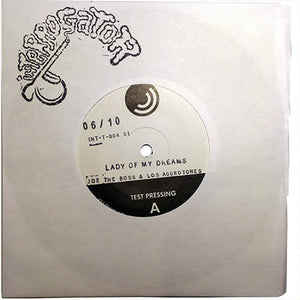 Joe the Boss, Los Aggrotones - Lady of My Dreams / Darker Than Blue - TEST PRESS S1