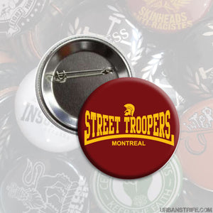 Street Troopers - Logo burgandy 1" Pin